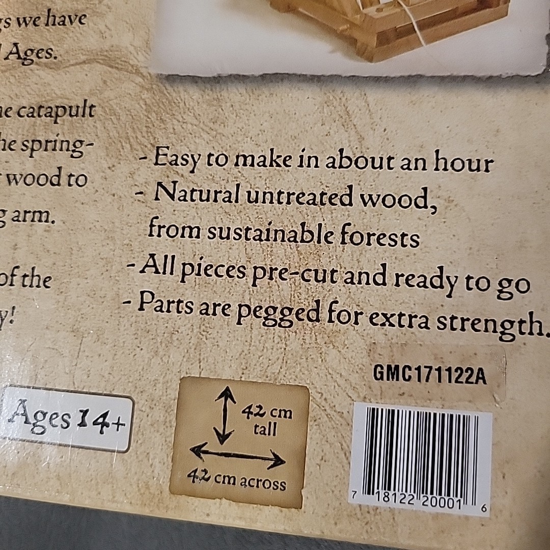 Leonardo Da Vinci Catapult Wood Construction Kit Pathfinders Design