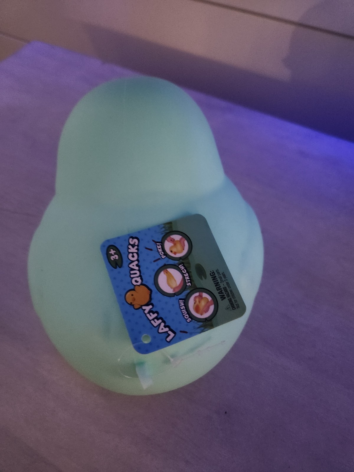 BRAND NEW Jumbo Squishy Duck Green Laffy Quacks 5″ Sunny Days Squishy