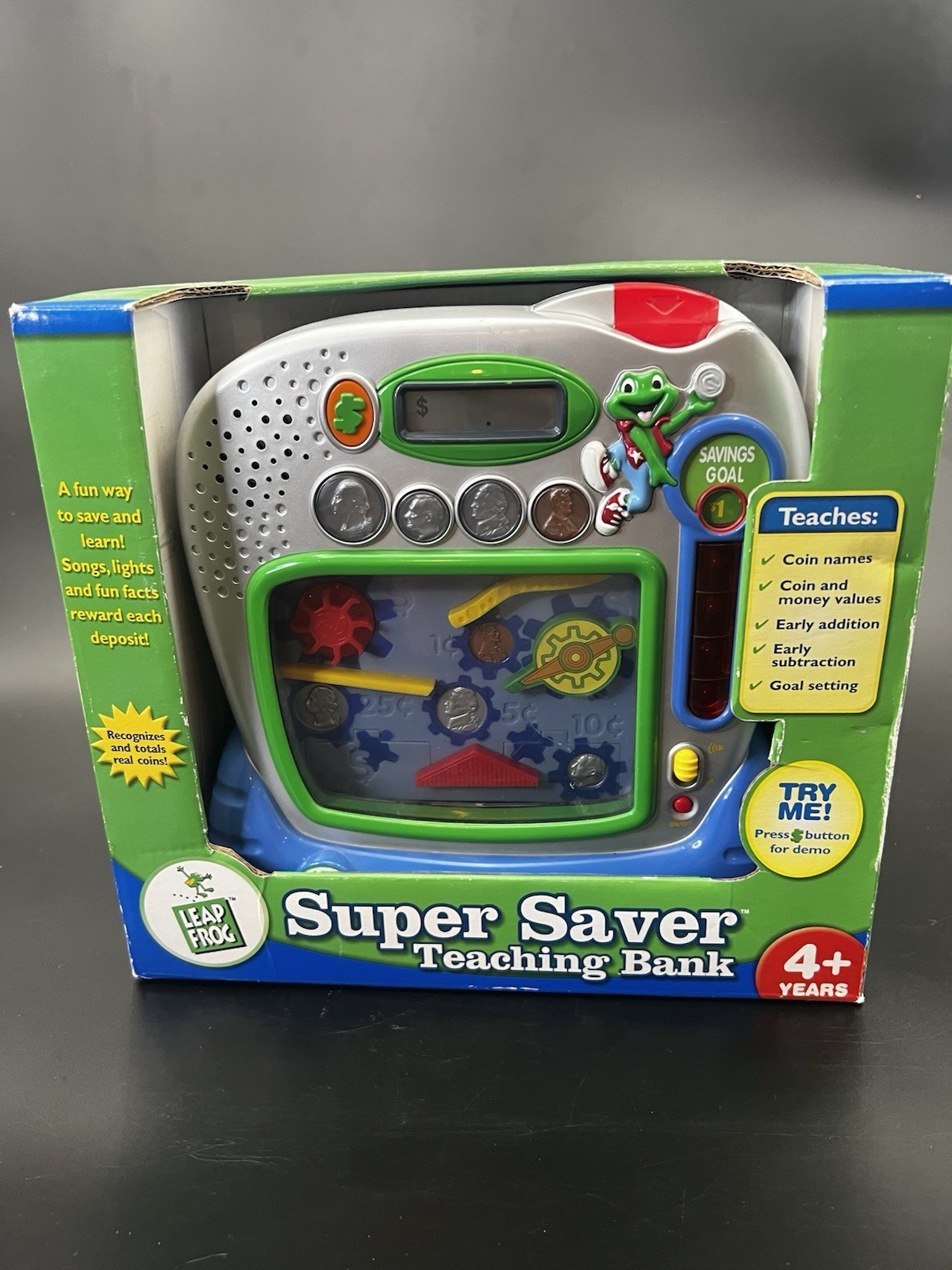 LeapFrog Super Saver Teaching Bank Educational Electronic Children’s Toy Tested