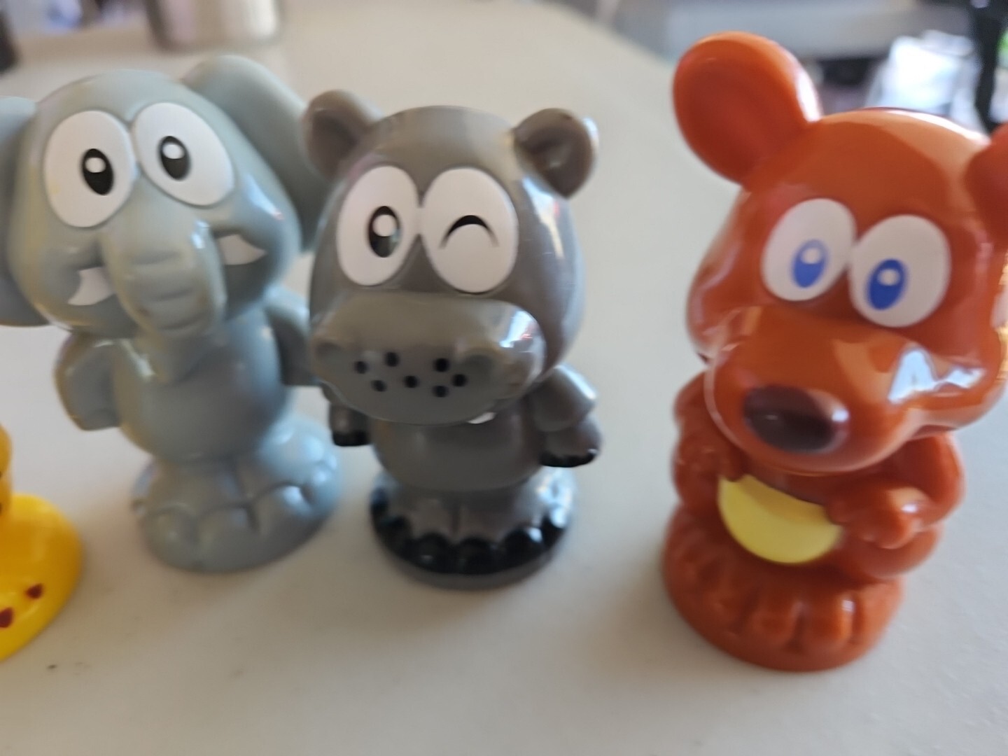 Vtech Smartville Alphabet Animal Replacement Interactive Plastic Figures 7 Lot