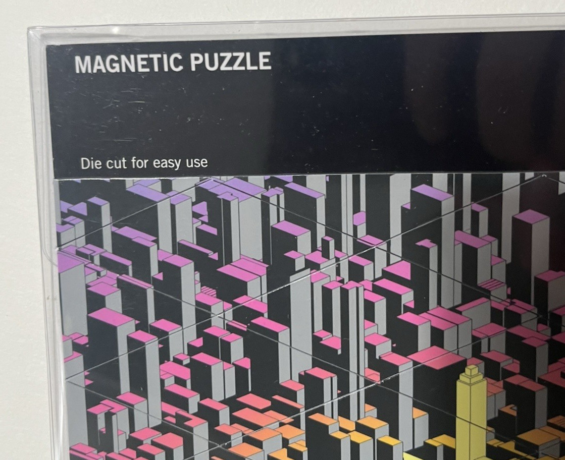 2006 Y2K Magnetic Refrigerator Puzzle MOMA Museum – 8.5″ x 7″ – Kit Grover