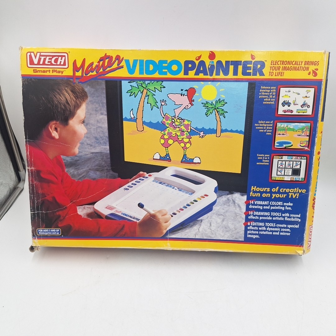 Vintage 1990’s VTech Master Video Painter TV Drawing Pad Without Pen – Untested