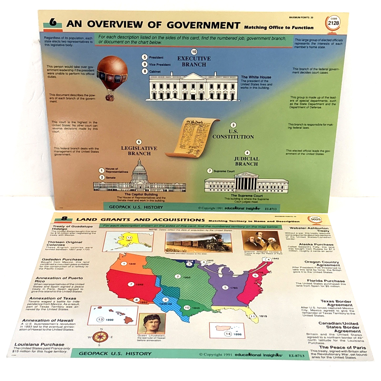 GeoSafari U.S. History Learning Game Complete Educational Insights Home School