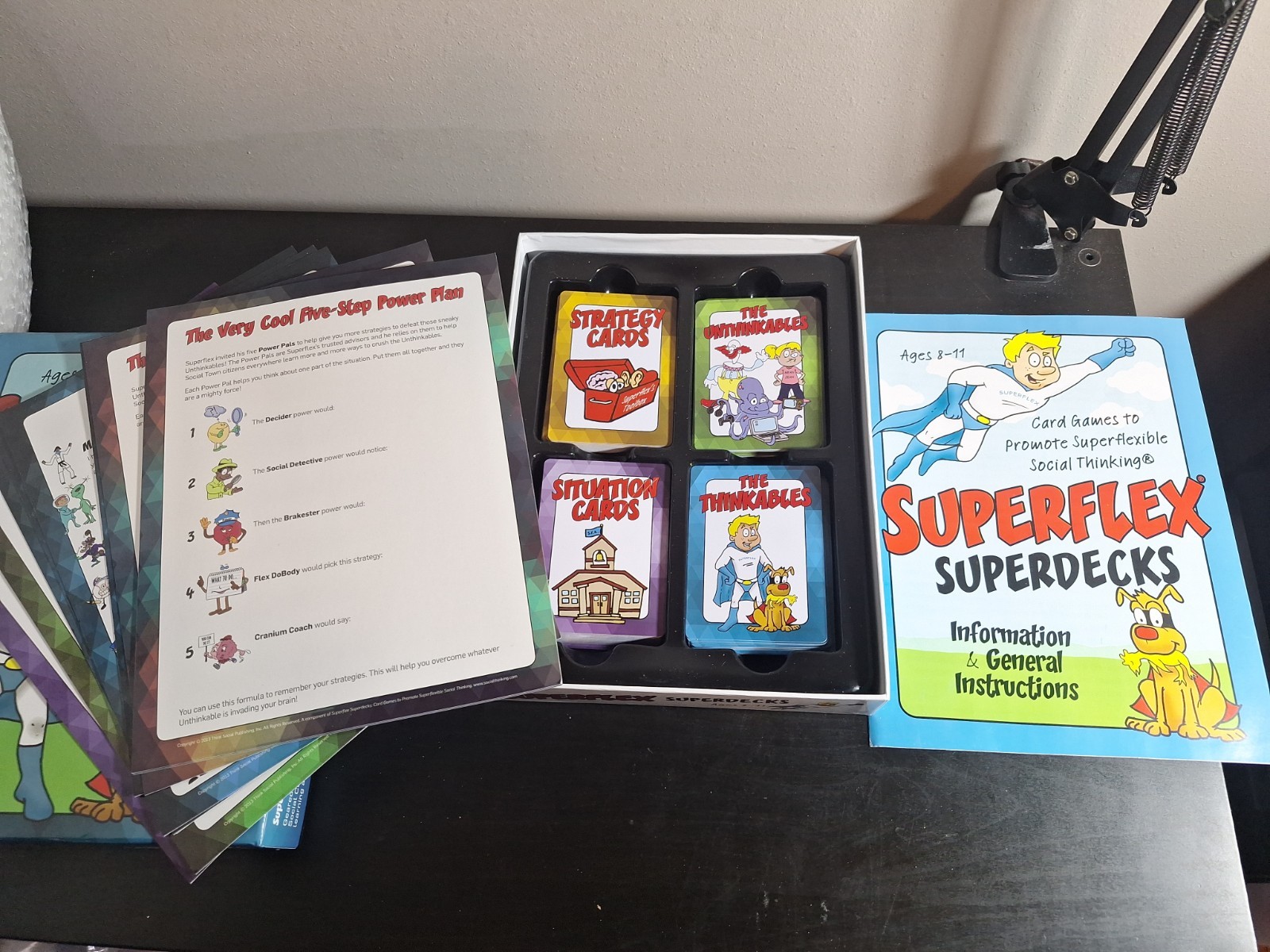 Superflex Super Decks Card Games Social Thinking Ages 8-11 – READ Description