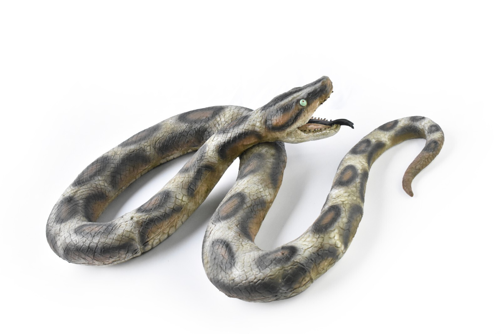 Realistic Giant Anaconda Snake foam-filled latex rubber snake 87″ F3405BB65