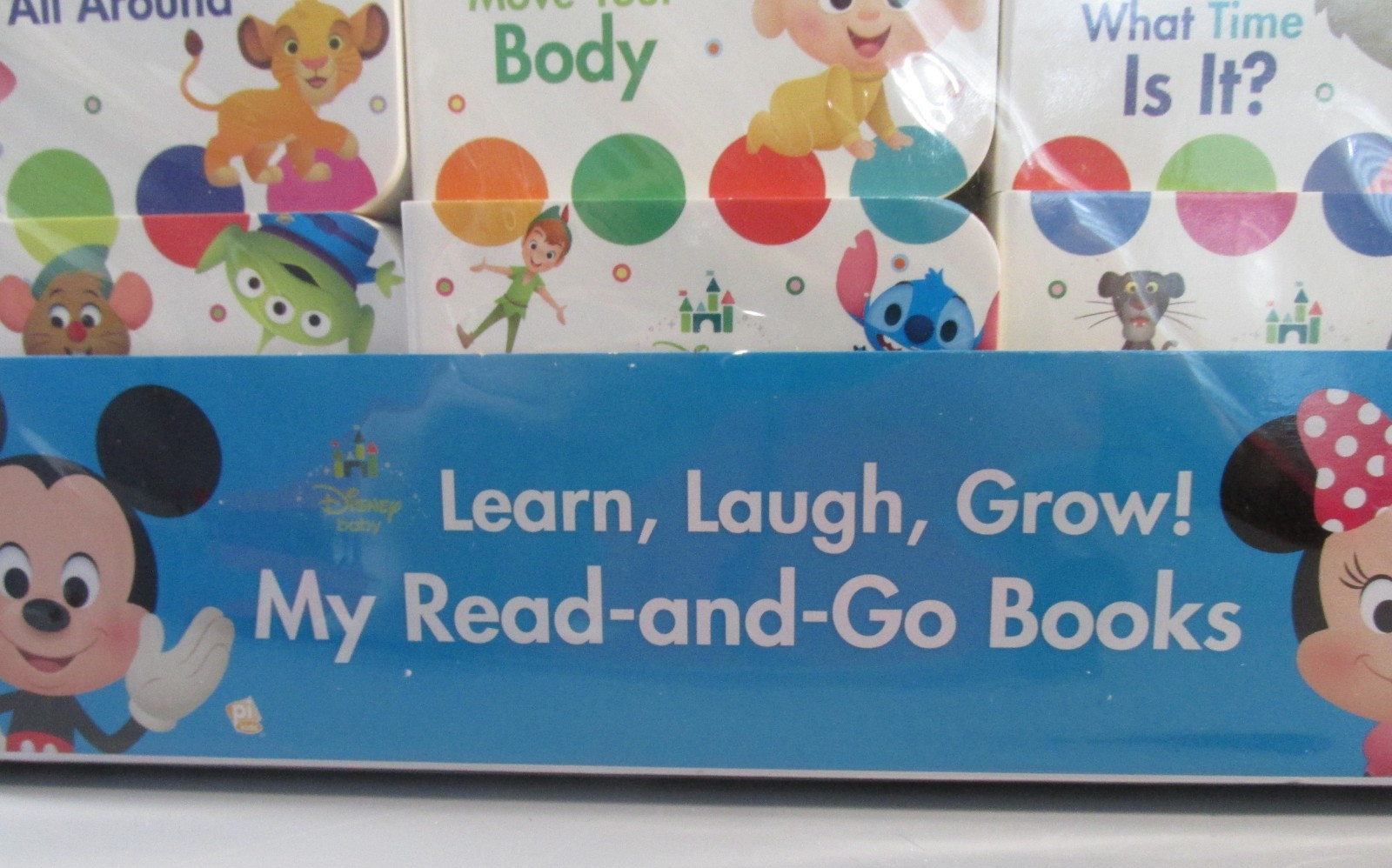 9 Piece PI Kids “Disney Baby” My Read-and-Go Study Board Books