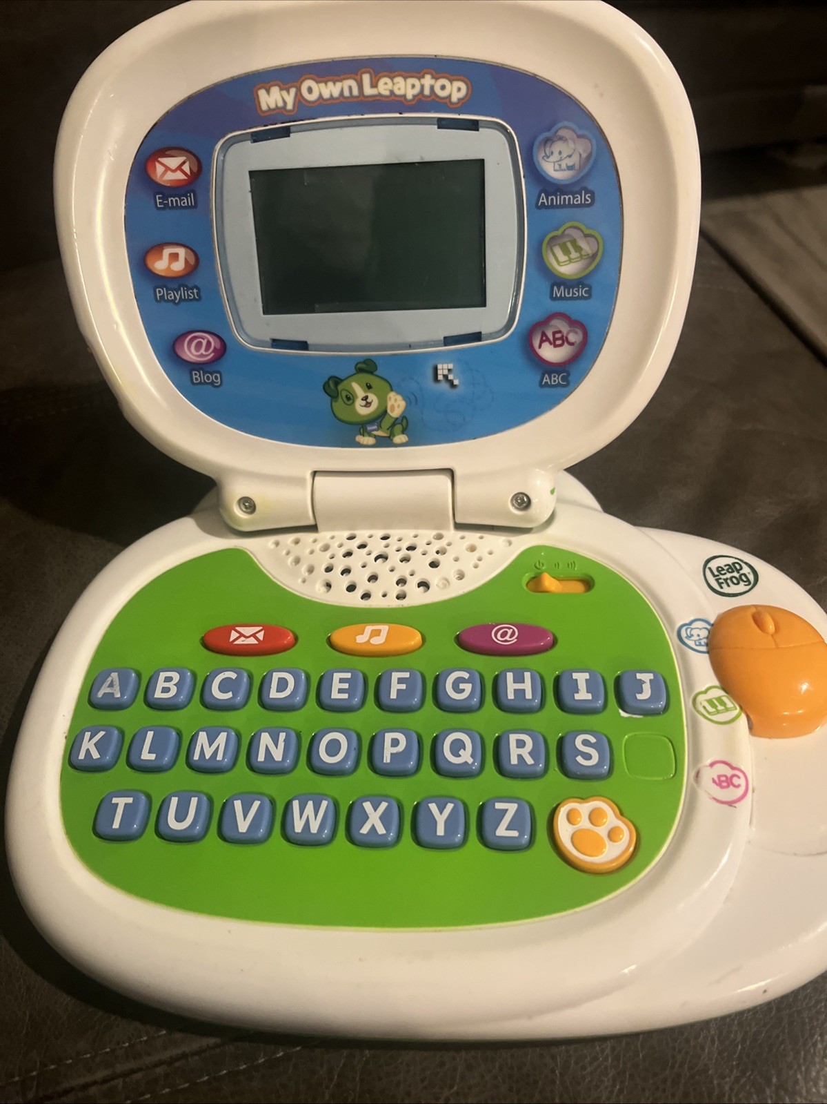 Leapfrog My Own LeapTop Laptop Tested Works Great Green Includes USB See Pics