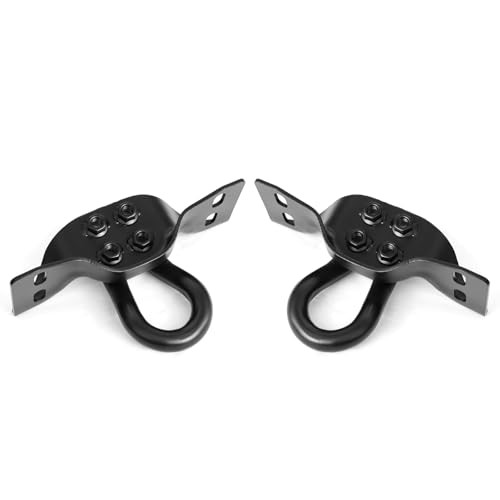 Front Bumper Tow Hooks – Compatible with 2017-2026 F-o-rd Super Duty F250 F350