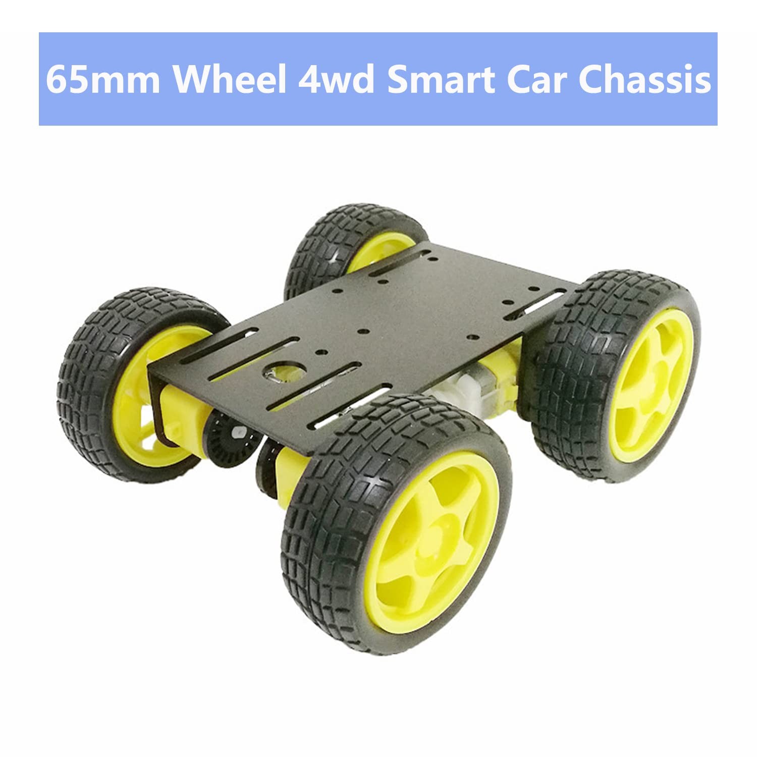 Premium 4WD Smart Robot Car Chassis Platform Kit for Arduino, Raspberry Pi, M…