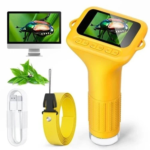 Digital Microscope for Kids, 1000X HD Handheld Science Toy, Ages 4-12