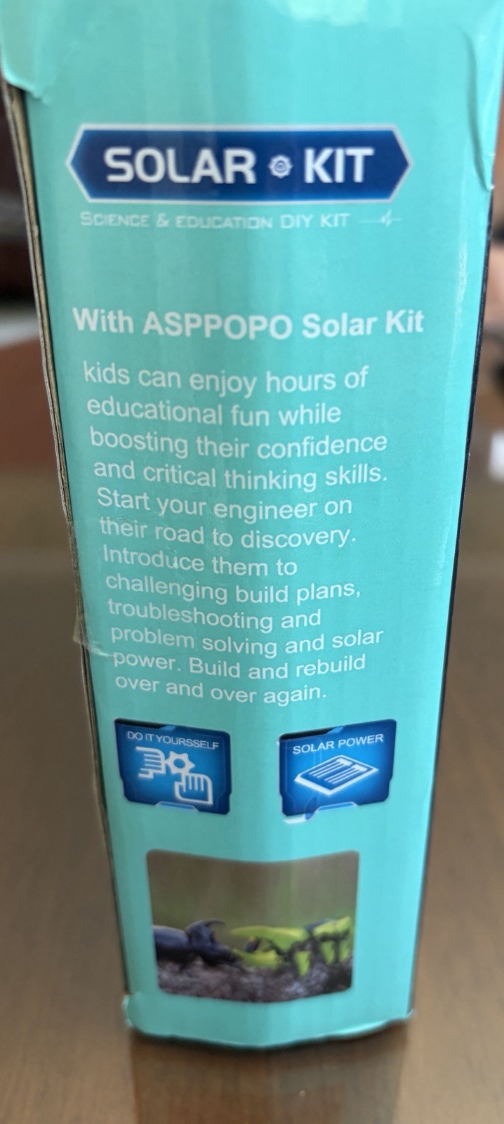ASPPOPO Solar DIY Science & Education Kit Dinosaur 3-in-1 Age 8+ 2018