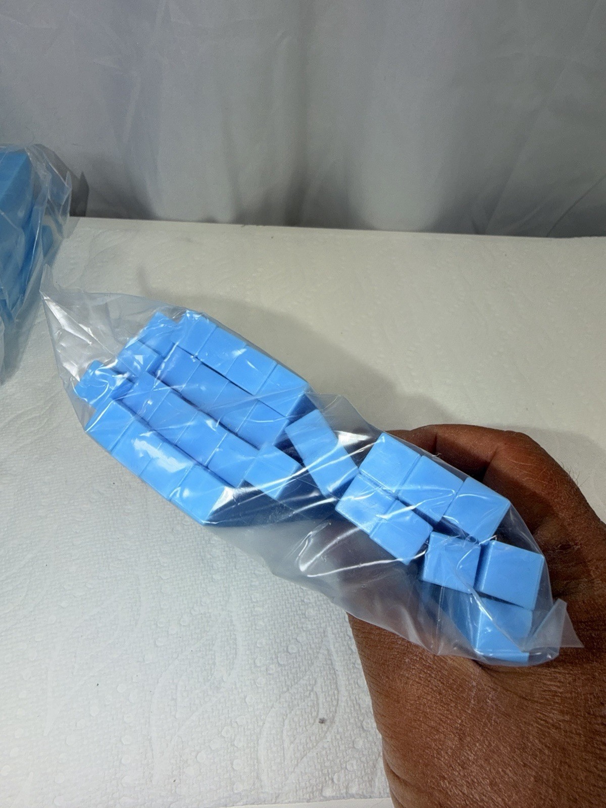 Math Base 10 Counting Blocks Homeschooling Plastic Ones Tens Hundreds