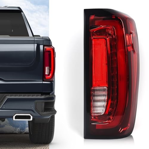 Full LED Tail Light Assembly Compatible with GMC Sierra LED-Right