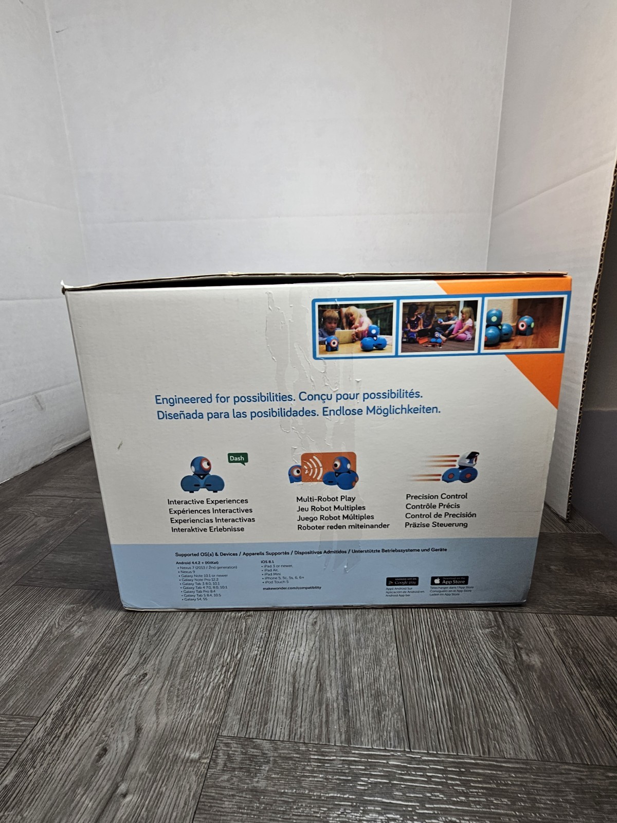 Wonder Workshop Dash & Dot Smart Interative Robot Pack Coding No Charger Read