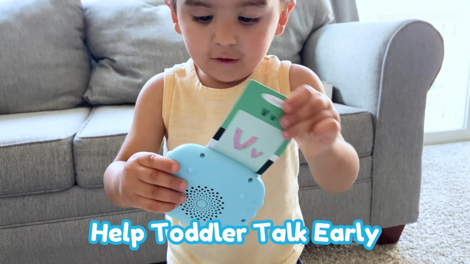 Talking Flash Cards Toddler Toys, Montessori Learning, Autism Sensory, 248 Words