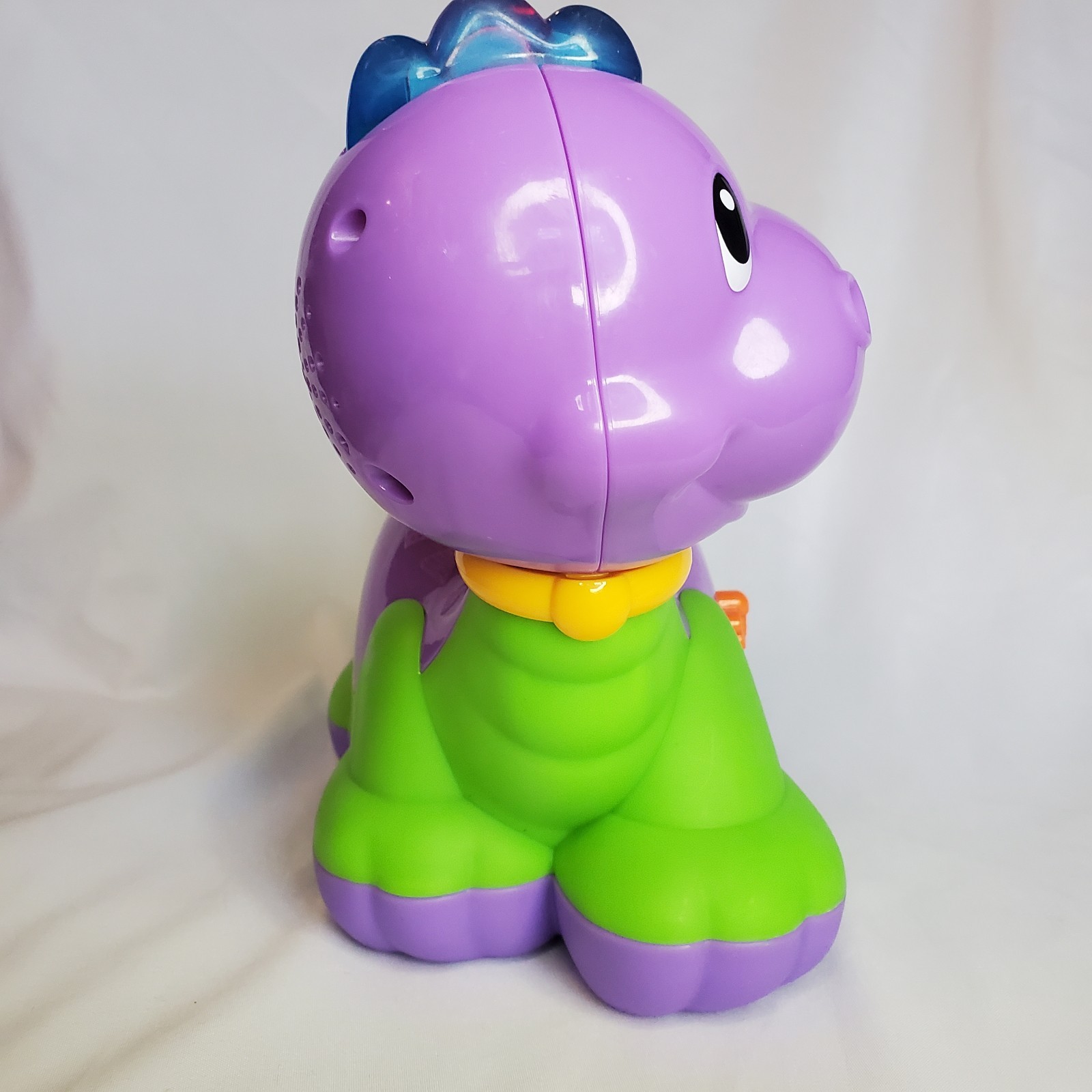 Leap Frog Learning Dinosaur LETTERSAURUS Leapfrog Purple ABCs Music Color Tested