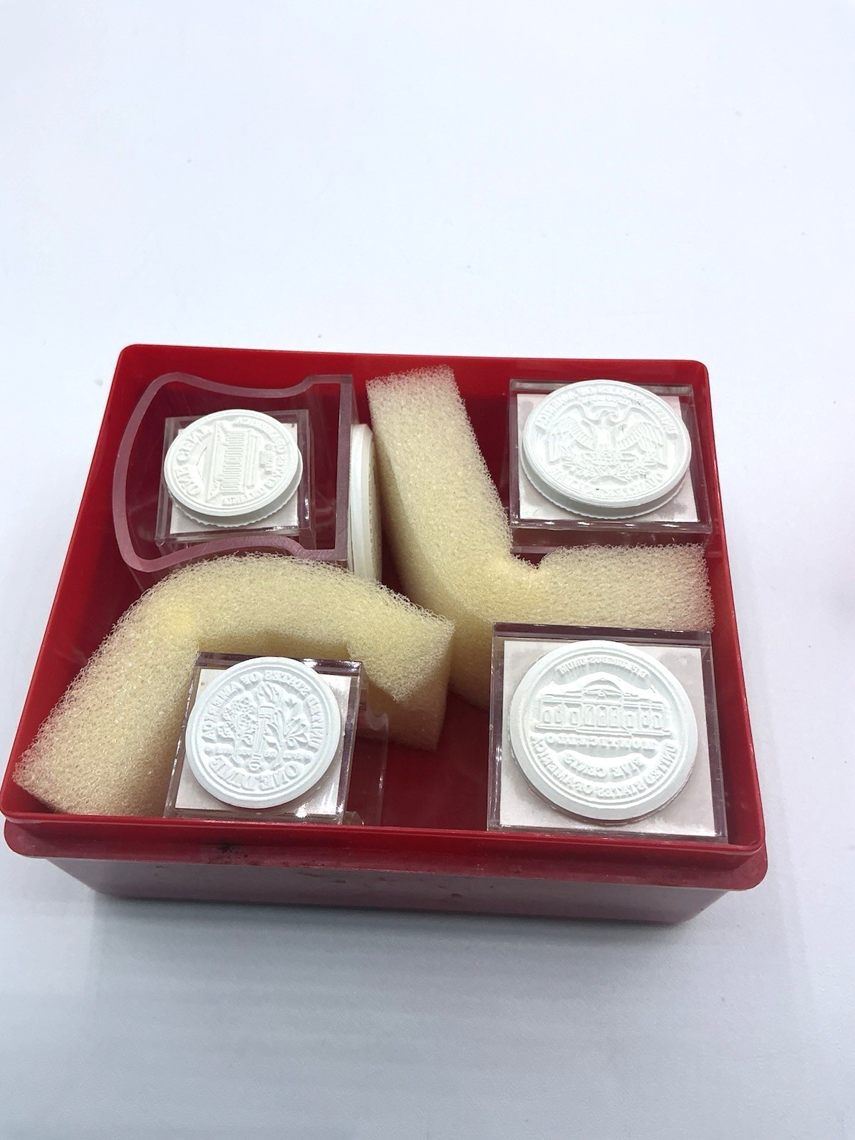 Learning Resources 5 Coins Tails Rubber Stamps Set Hone School Learning 6+ Boxed
