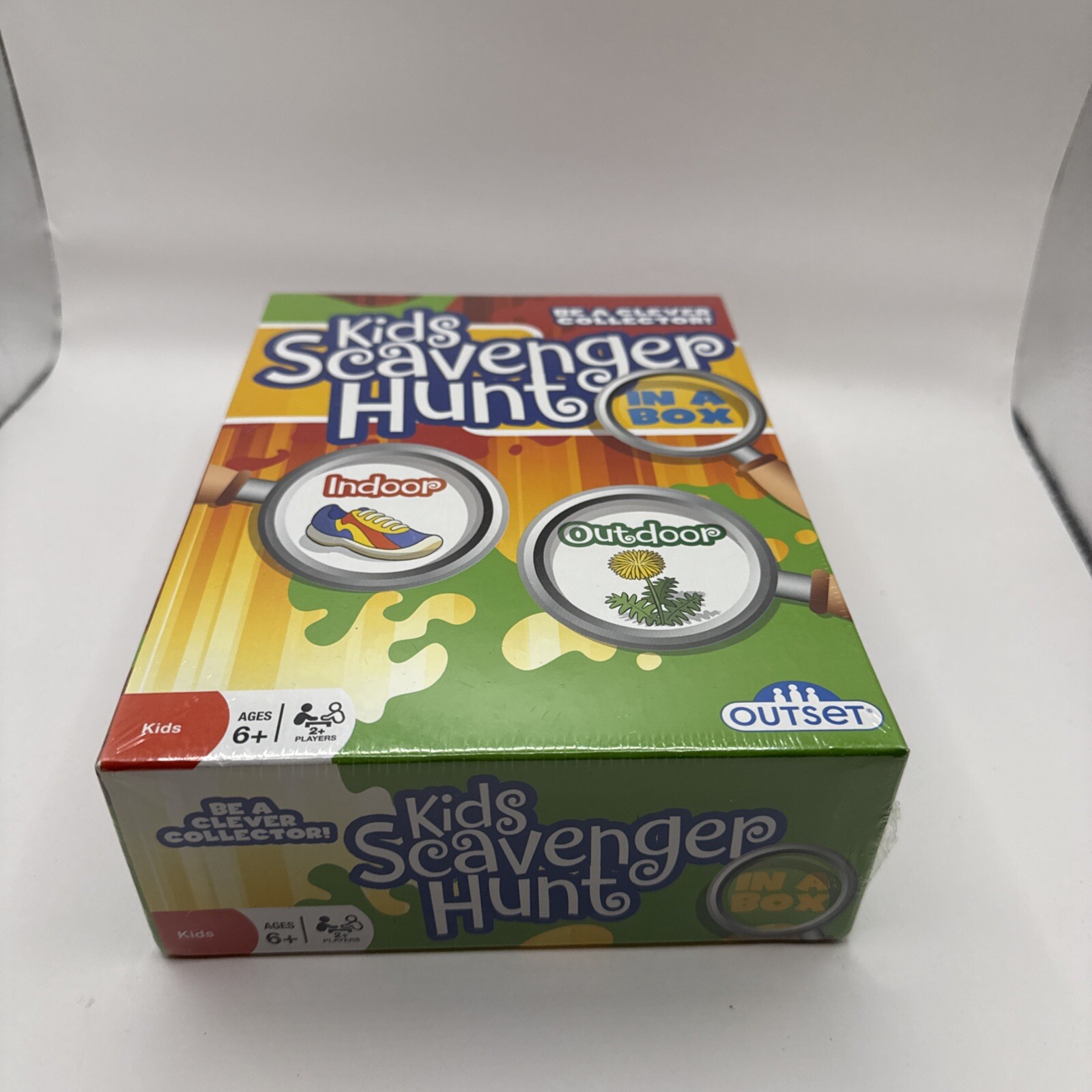 Kids Scavenger Hunt in a Box 2+ Players 96 Card Game Sealed NIB