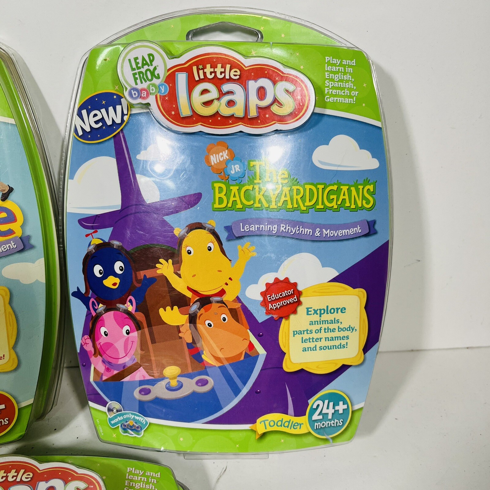 Leap Frog Baby Little Leaps Learning Alphabet Motor Skills Education 3 Pack New