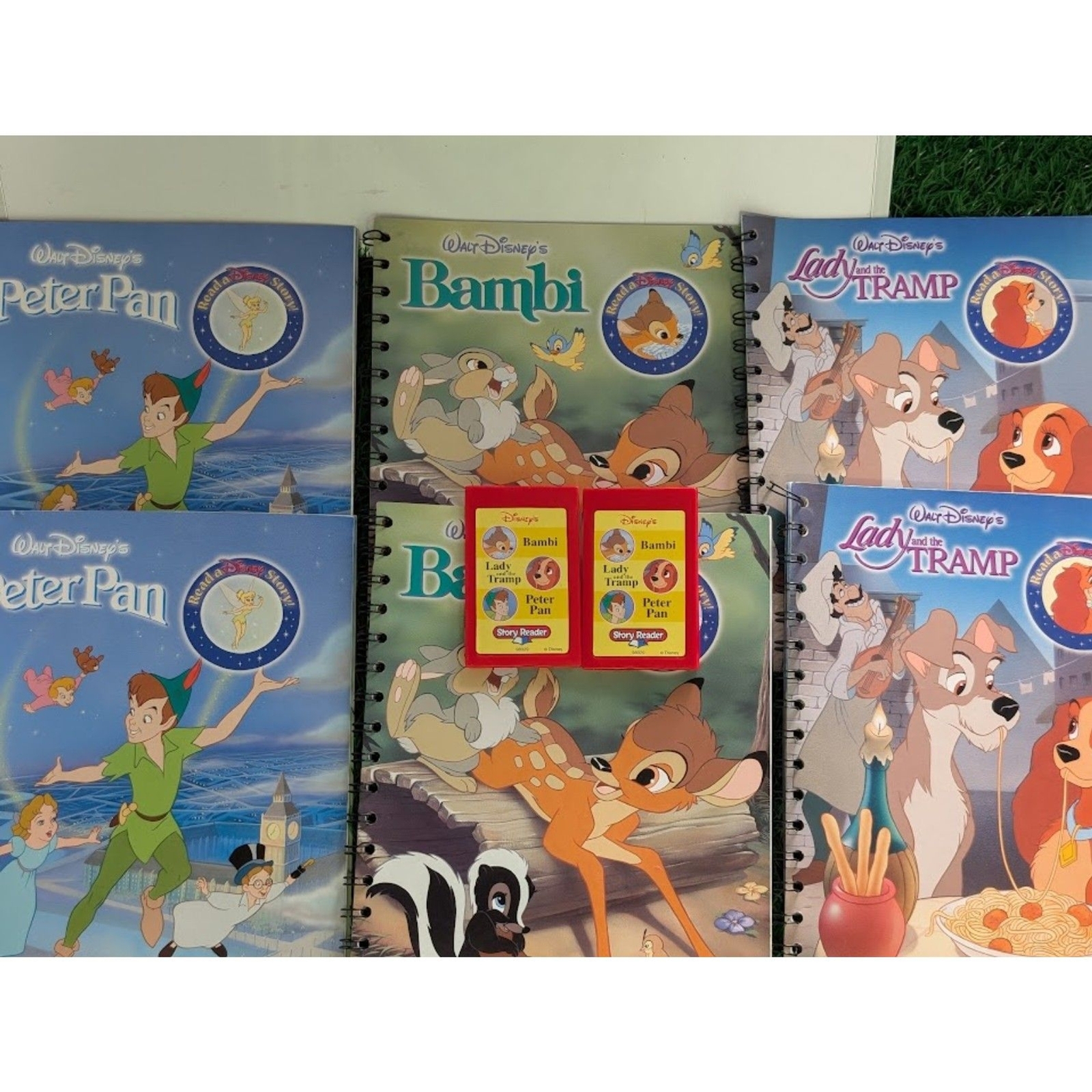 Children’s Red Story Reader System Bundle w/ 17 Books & Cartridges