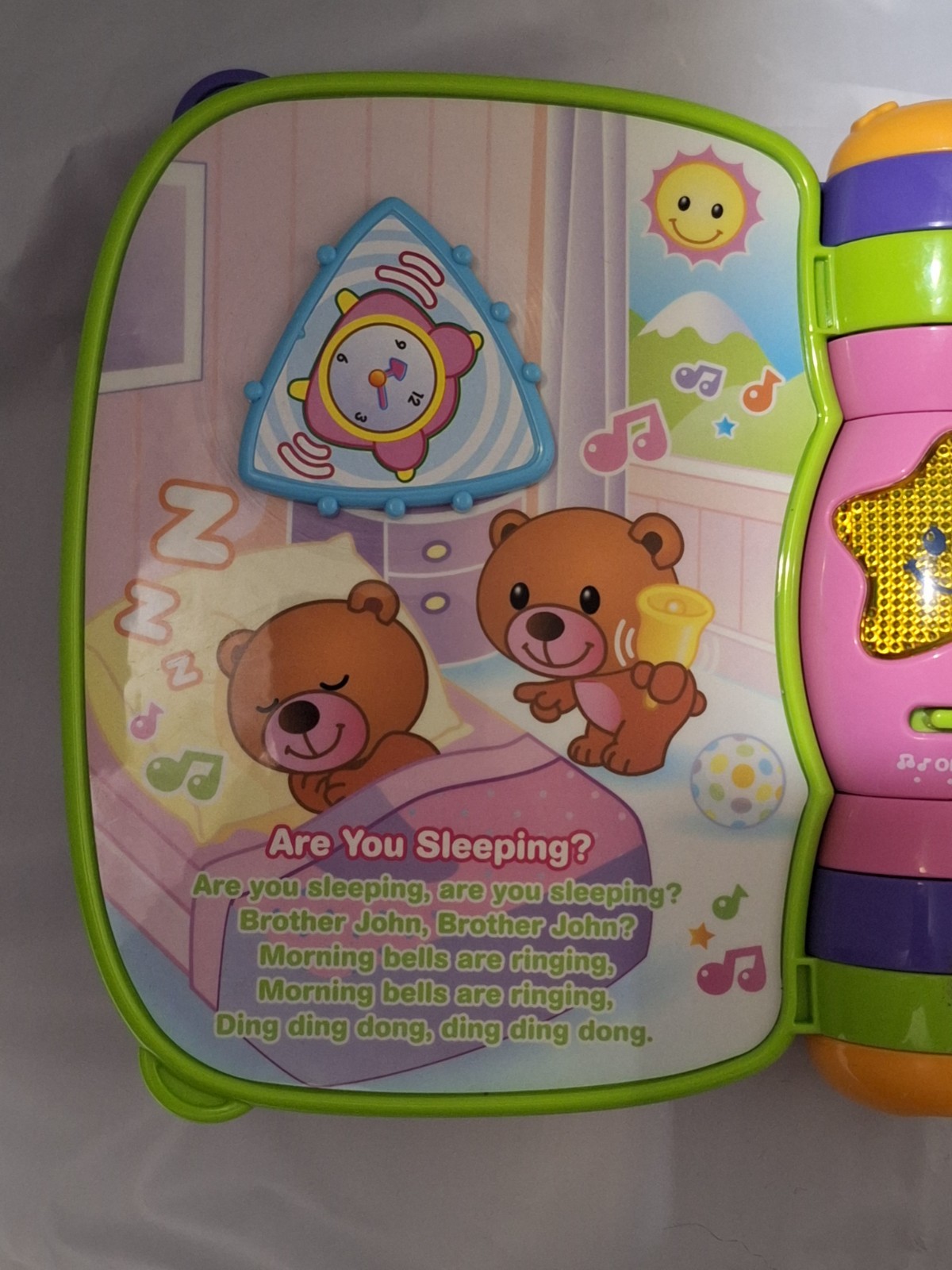 VTech Musical Rhymes Book Pink Interactive Nursery Rhyme Storybook