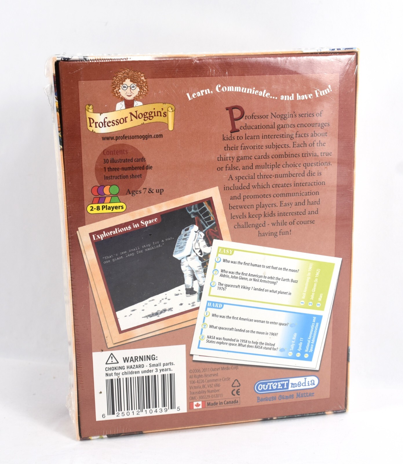 New Sealed Professor Noggin’s History of the US Trivia Game – Educational