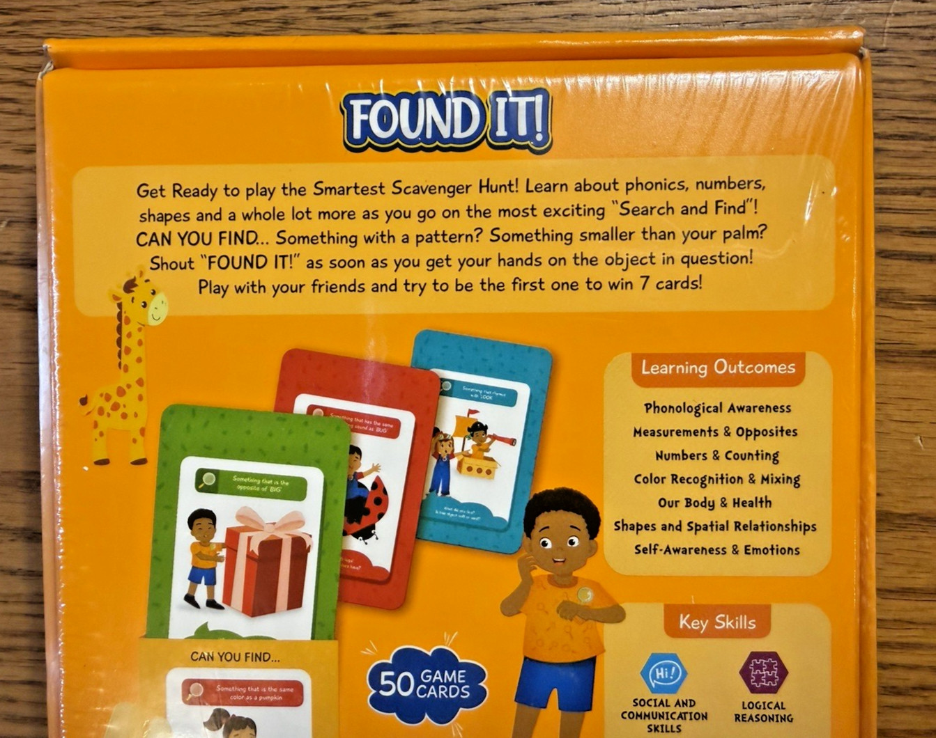Skillmatics FOUND IT Indoors Scavenger Hunt Card Game Educational NEW Sealed