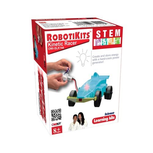 OWI Inc Kinetic Racer, STEM STEAM Science Project Gift for Kids Ages 8 and Up