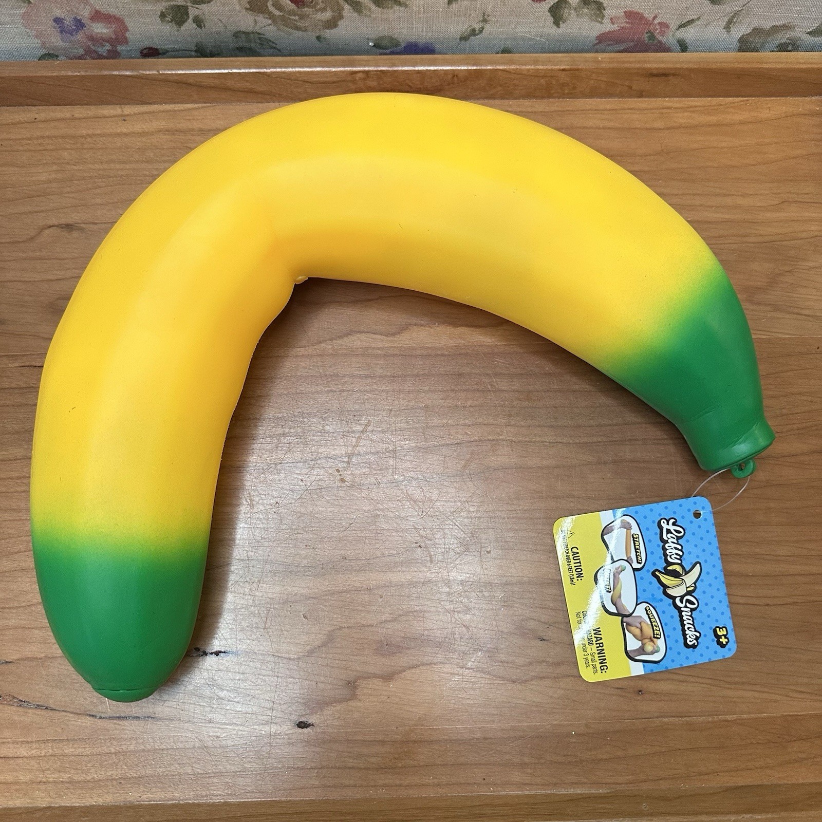 Sunny Days Squeezy Banana Yellow Squishy Toy TikTok Stress Relief Sensory Fun