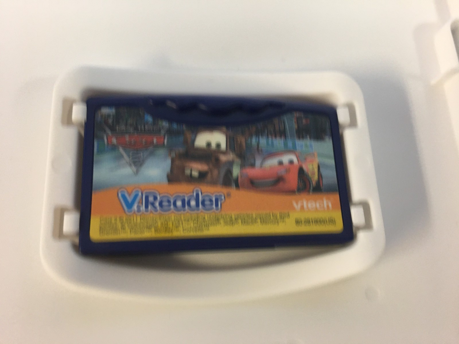 Lot Of 2 Vtech V.Reader Cars 2 And Toy Story 3 Interactive E-Reading System