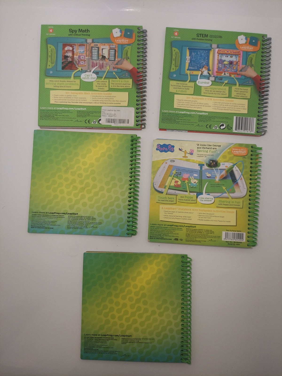 LeapFrog LeapStart 3D Interactive Learning System With 5 Books Working