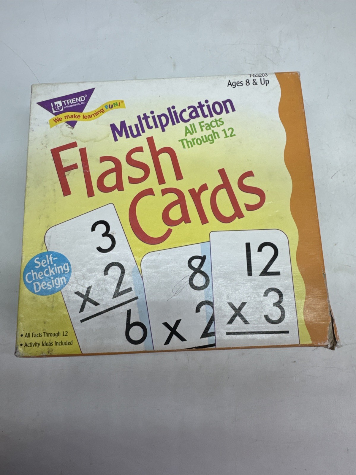 Multiplication Flash Cards Learning Math Mathematics Skills Trend Learning Card