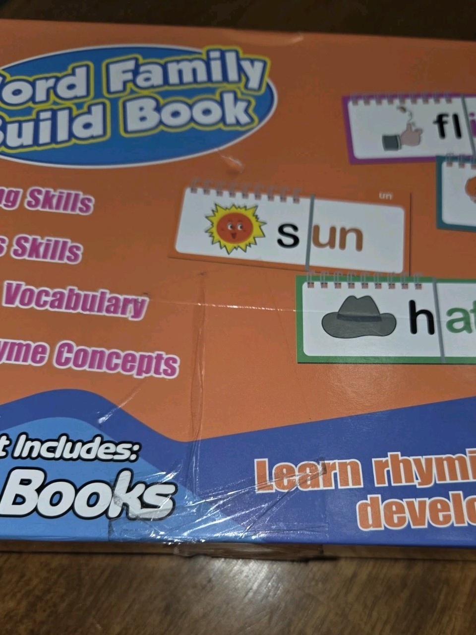 Word Family Build Book 30 Books Ages 5+ Rhyming Words Vocabulary & Spelling