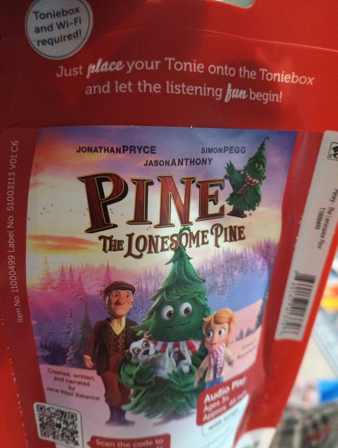 🌲 Piney: The Lonesome Pine Tonies Figure – US Release For Toniebox Players 🌲