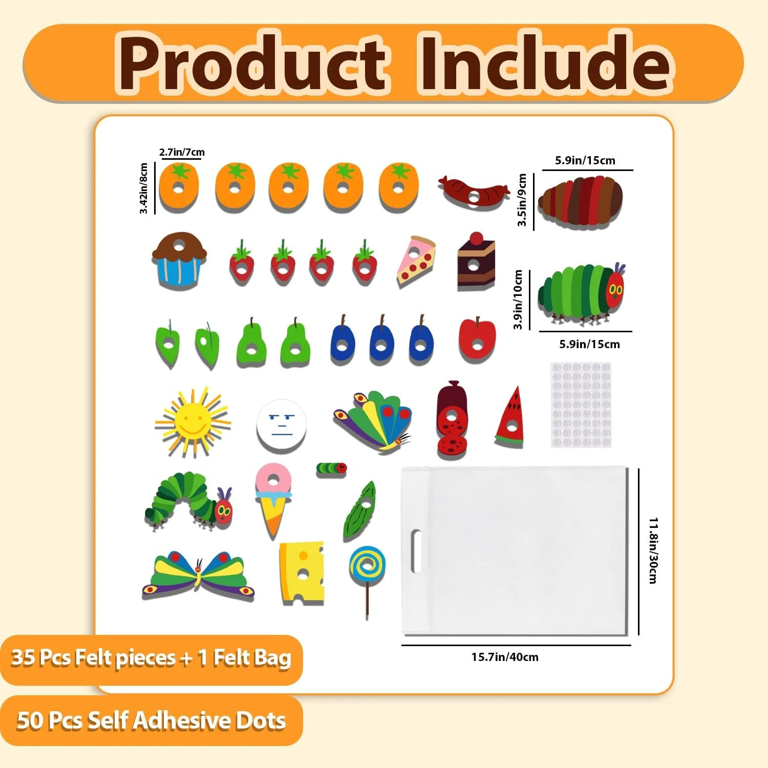 Very Hungry Caterpillar Felt Board Story Sets Preschool Learning Activities Todd