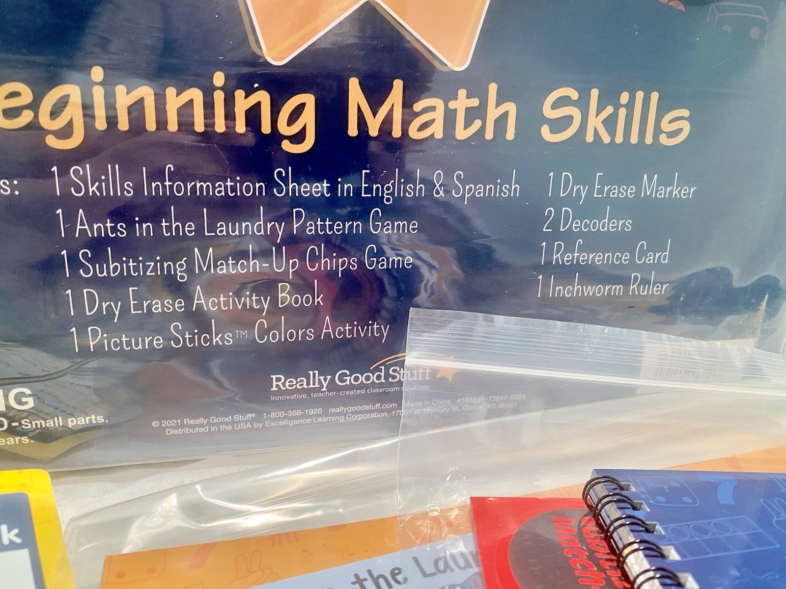 Homeschool Preschool Classroom 4+ Really Good Stuff Beginning Math Skills Kit