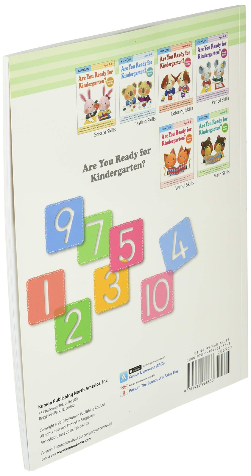 Kumon Are You Ready for Kindergarten? Math Skills (Preschool Workbook), Ages…