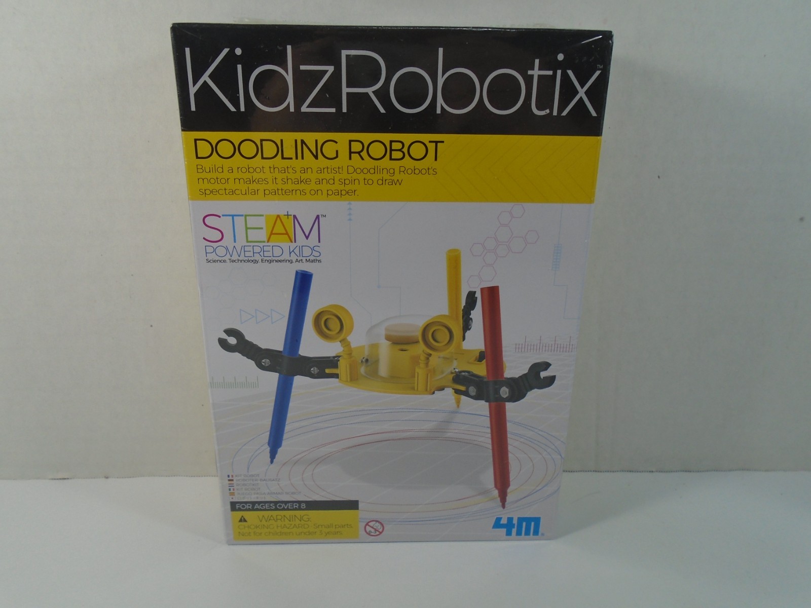 2019 4M KIDZ ROBOTIX–DOODLING ROBOT KIT (NEW)