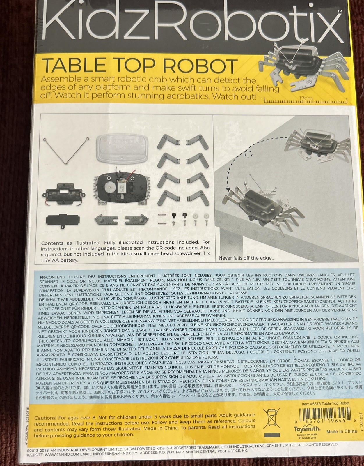 New 4M KIDZROBOTIX Table Top Robot Steam **BRAND NEW**