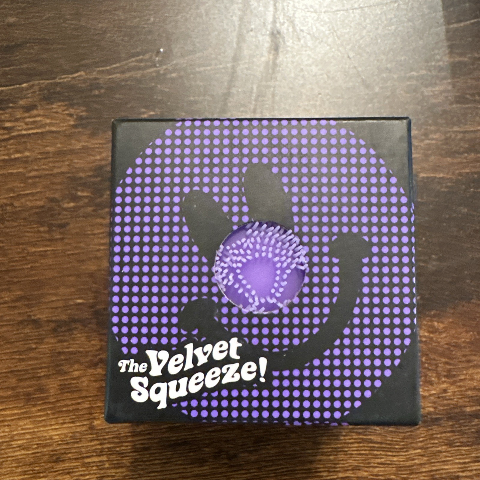 Nee Doh Fuzzball Flower Power In Purple The Velvet Squeeze Brand New