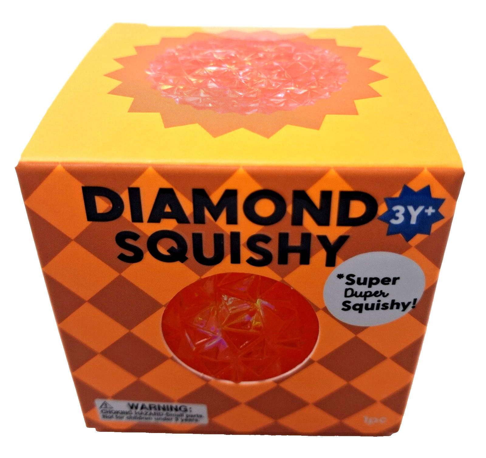 J’Adore Diamond Squishy Orb Sensory Fidget Toy Squeeze Target Exclusive Orange