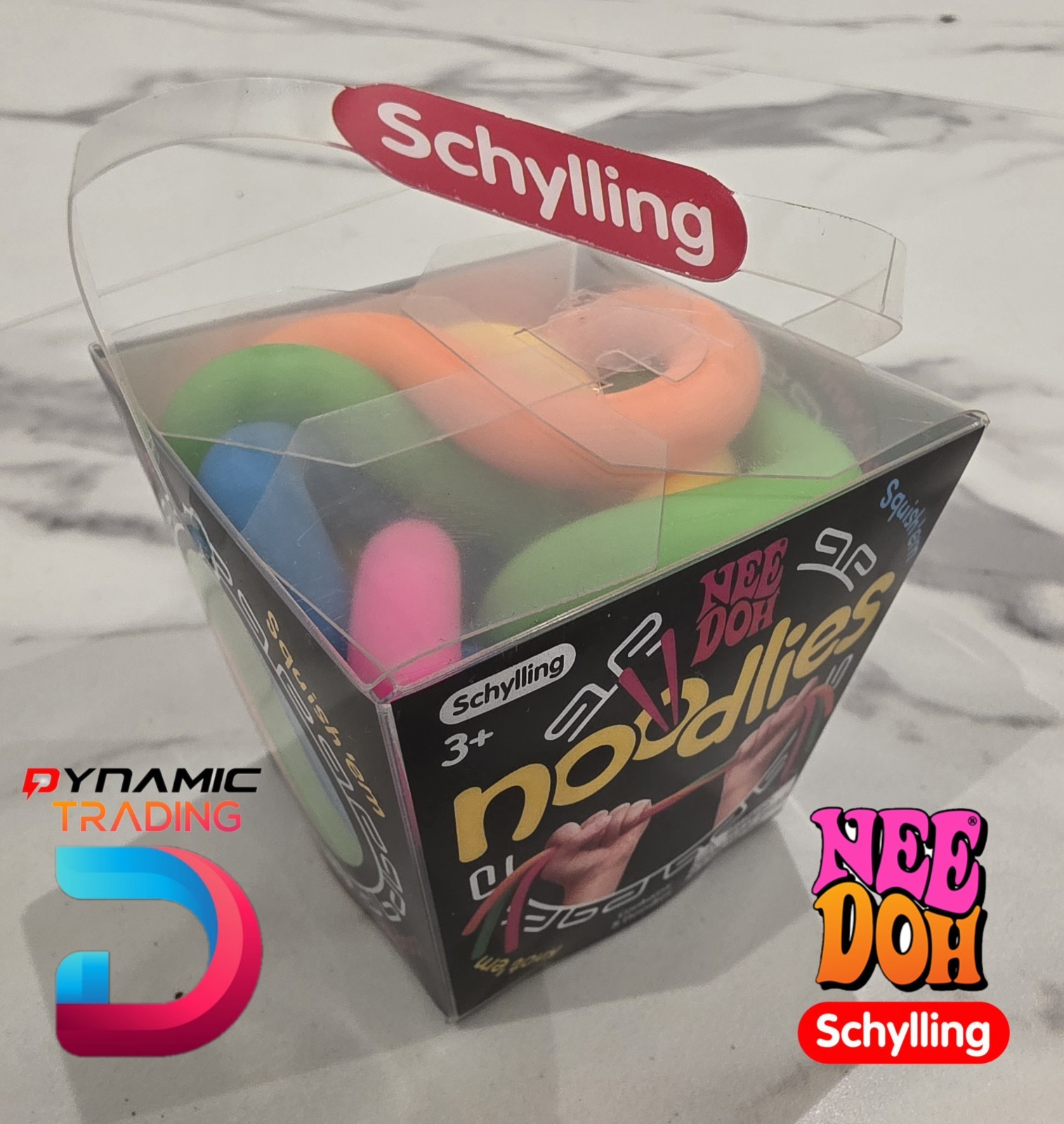 NeeDoh Noodlies Squishy Nee Doh 5 Stretchy Fidget 14″ Noodles