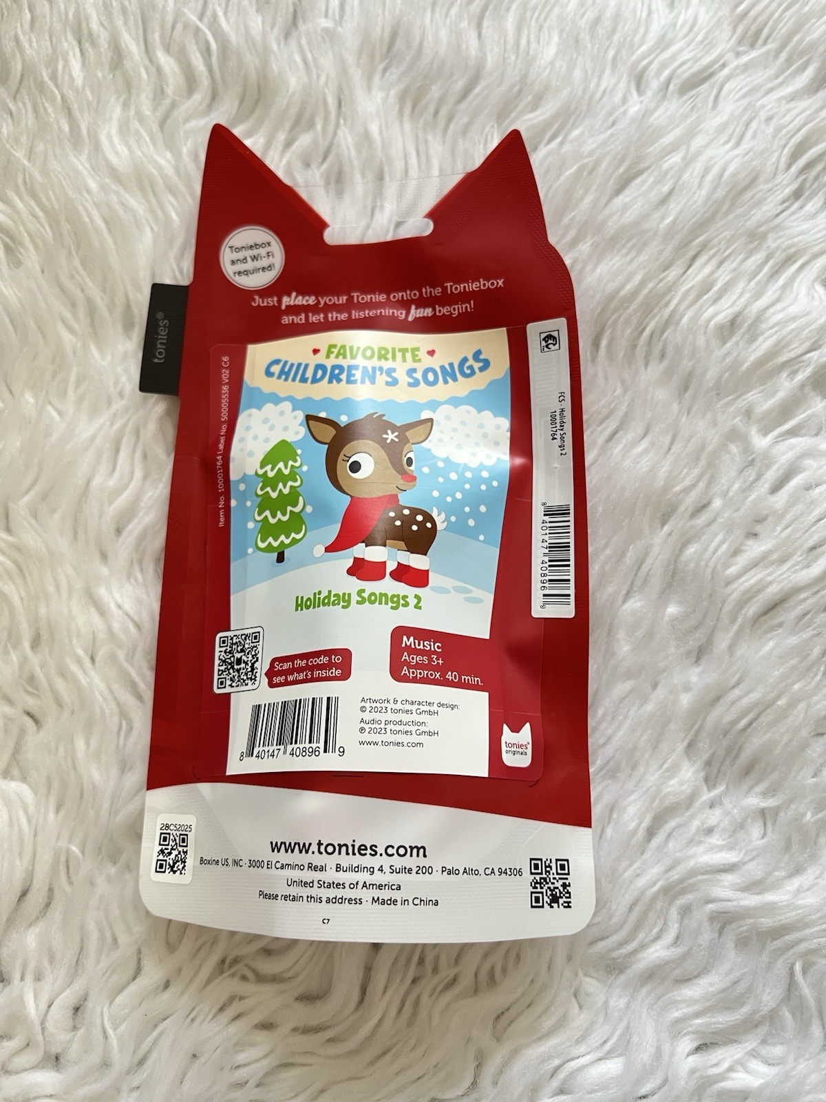 Tonies Favorite Children Songs Holiday Season 2 Reindeer For Toniebox BRAND NEW