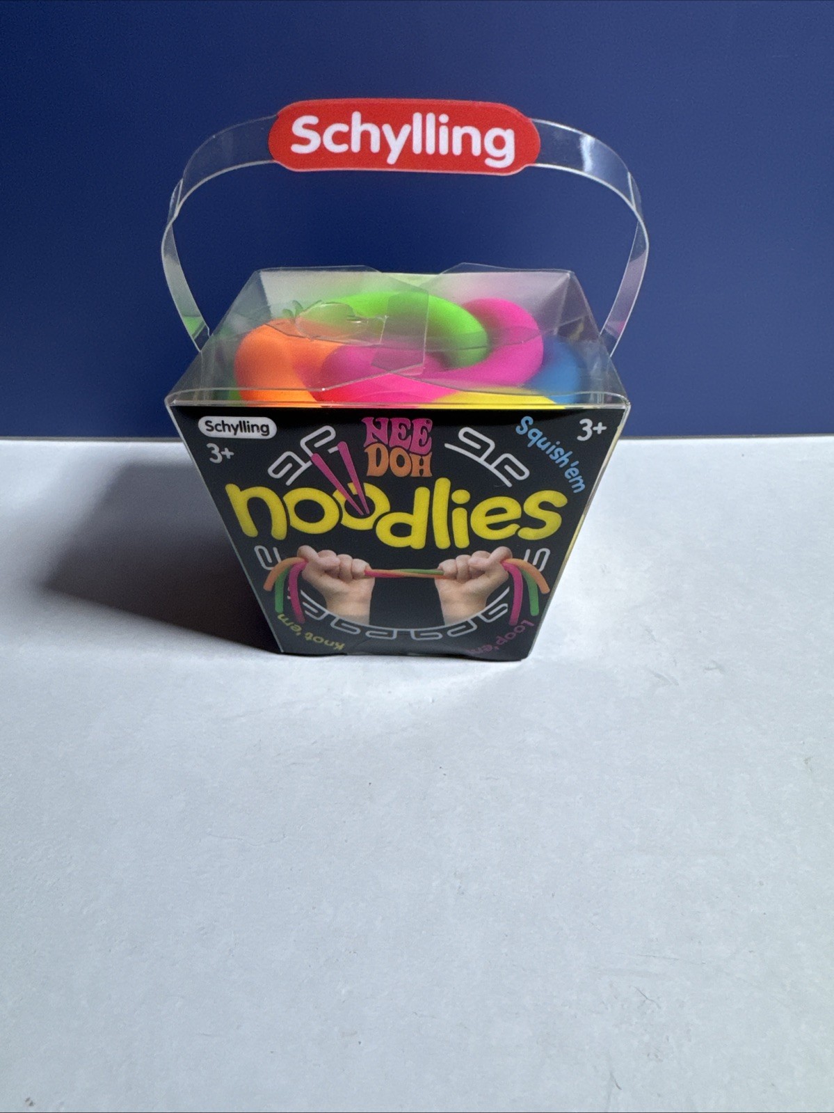 Nee Doh Noodlies Sensory Fidget Toy, 5 Colors, Authentic Schylling HTF Ages 3+