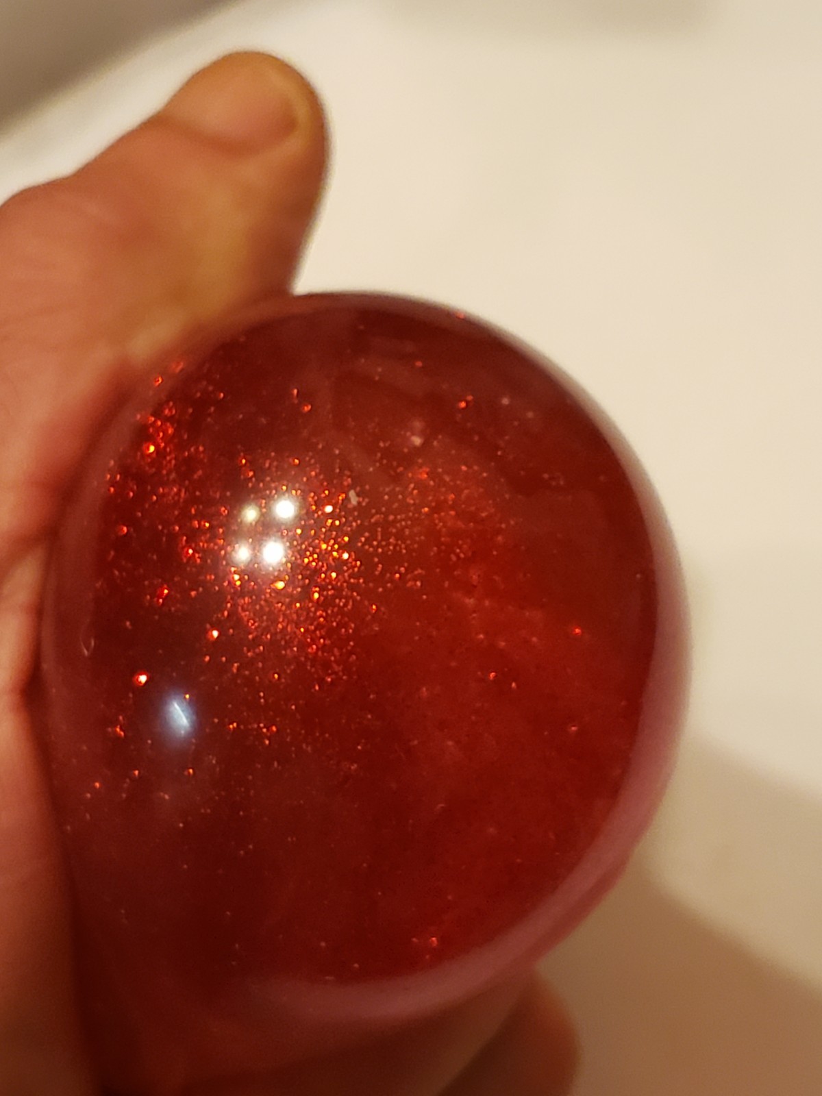 RARE Red Stardust Shimmer NeeDoh- Used- 100% AUTHENTIC Nee Doh