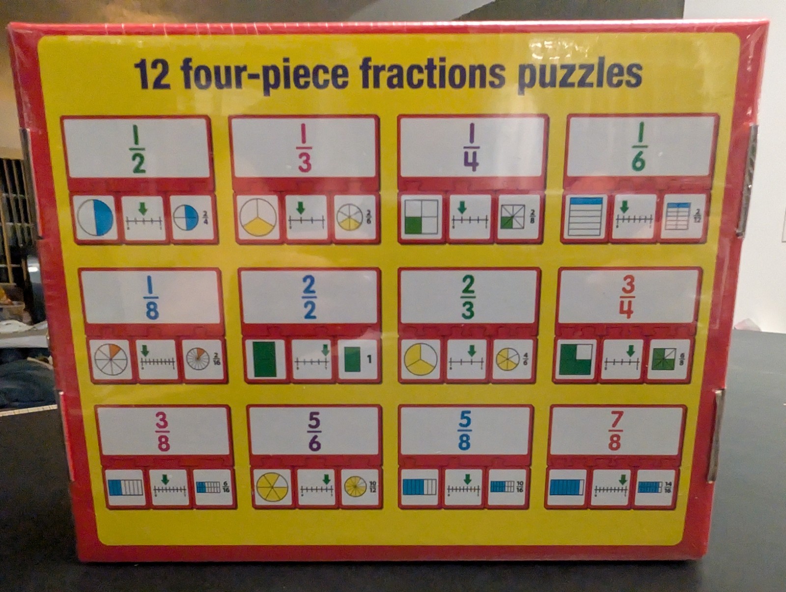 Lakeshore Math Games Grades 3-4 Fractions, Division, Place Value Sealed Lot of 3