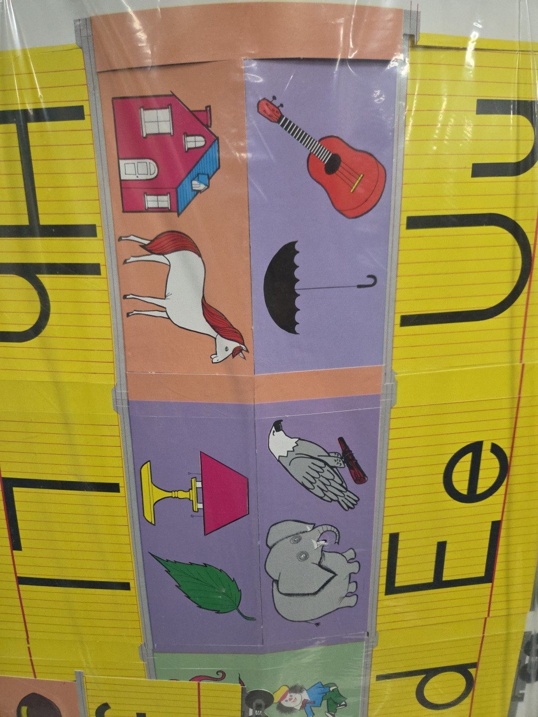 Vintage Alphabet Express Wall Chart By Judy/Instructo