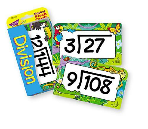 Division Pocket Flash Cards by Trend (NEW) T-23018