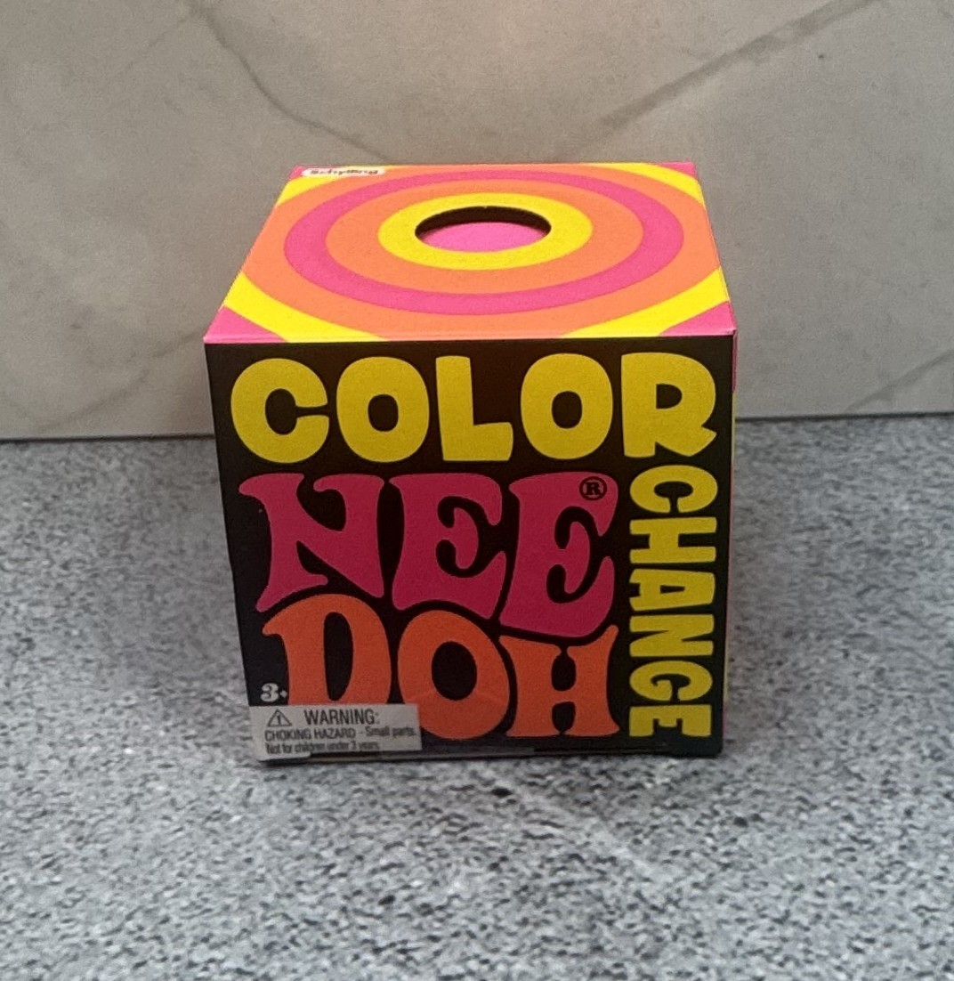 Schylling Color Changing Nee Doh Squishy Squeeze Toy Pink Change Needoh Fidget