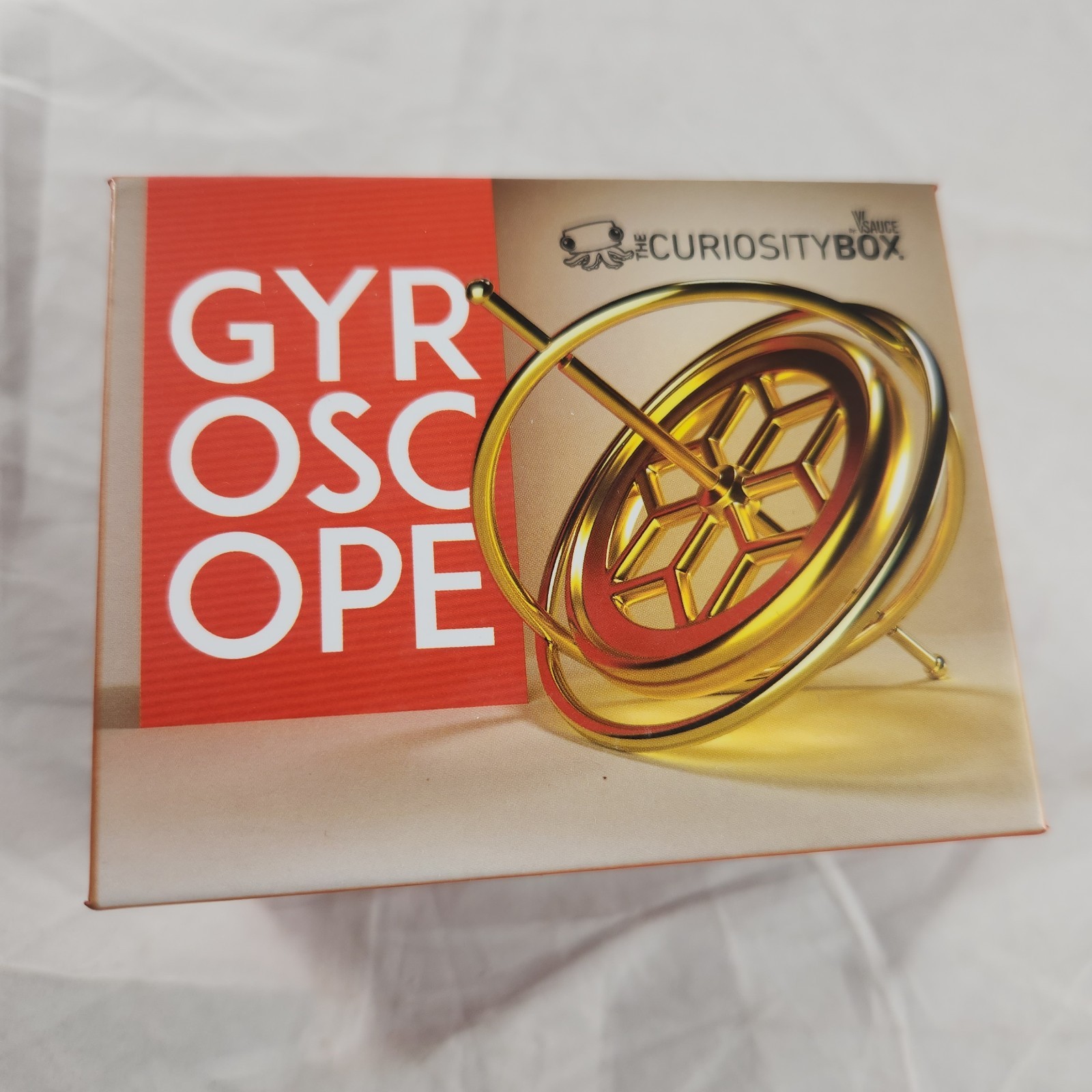 New in Box Gyroscope The Curiosity Box by Vsauce Science Toy Fun Gift